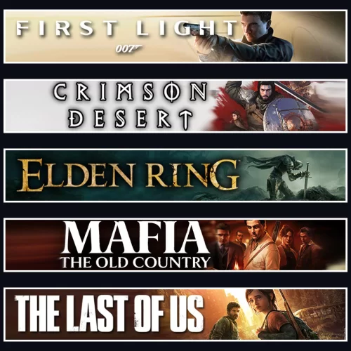 007 +Crimson +Elden +Mafia +TLOU1